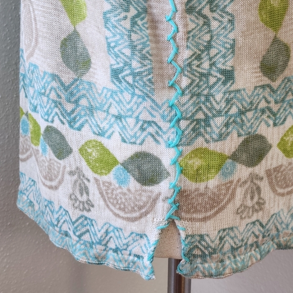 Sigrid Olsen Tunic Long Sleeve Top Small - Picture 9 of 14